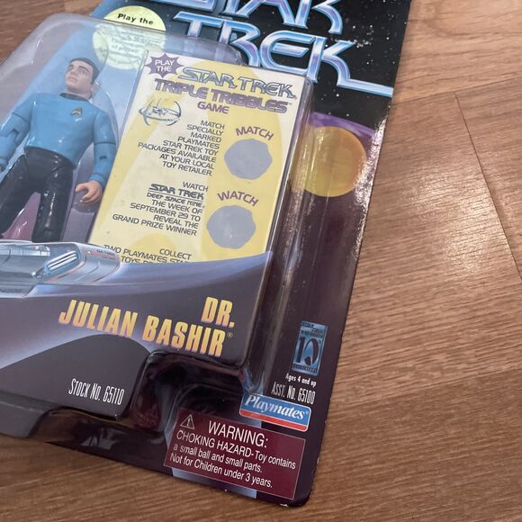 Star Trek Warp Factor Series 1 Dr. Julian Bashir Action Figure 1997 Playmates - Picture 4 of 8